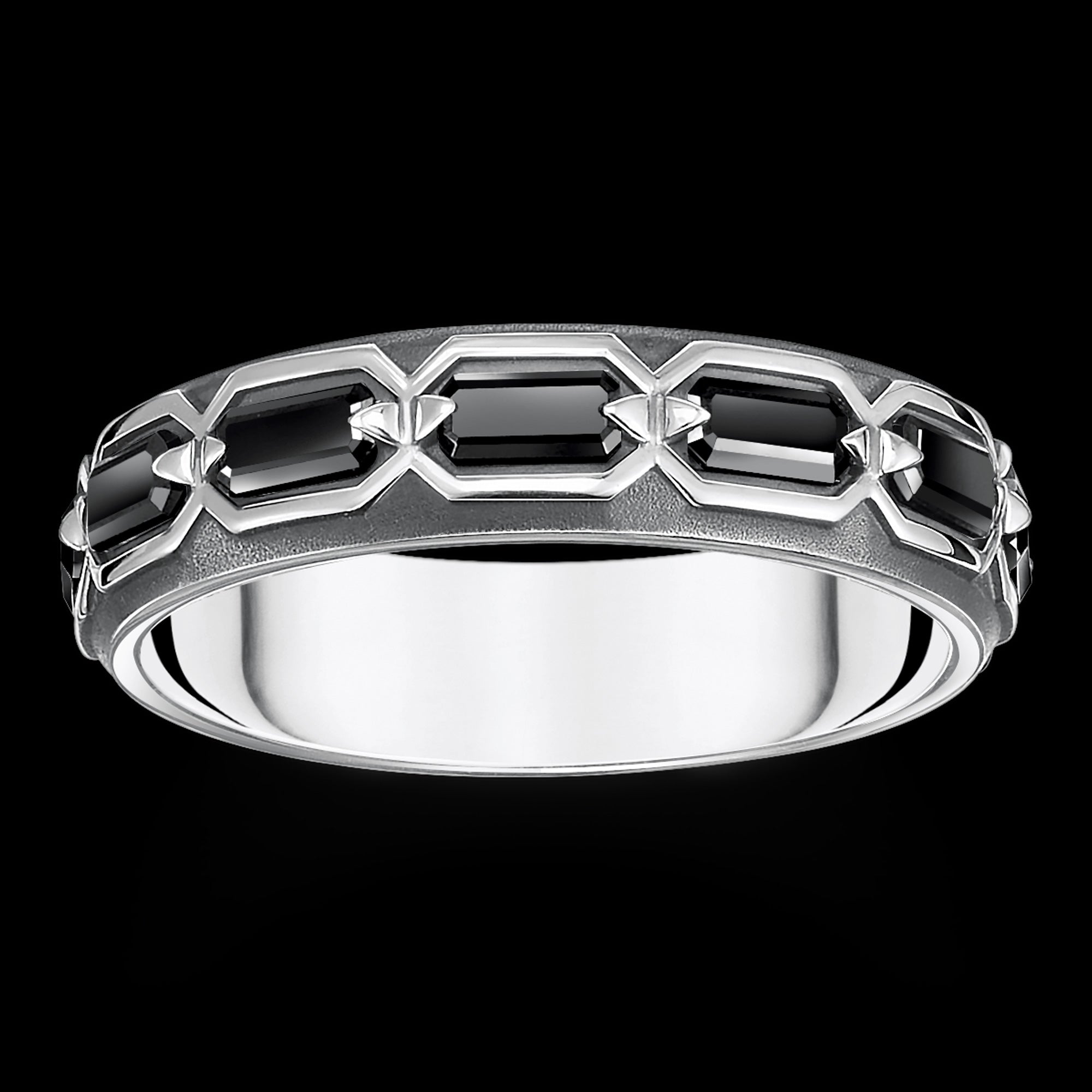 Thomas Sabo Crocodile Rocks Sterling Silver Thin Band Ring | Australia
