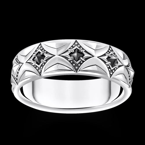 Thomas Sabo Rebel Wolf Silver Band Ring | Australia