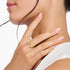 Woman Wearing Thomas Sabo Butterfly Paradise Gold Cocktail Ring