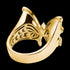 Back View Thomas Sabo Butterfly Paradise Gold Cocktail Ring