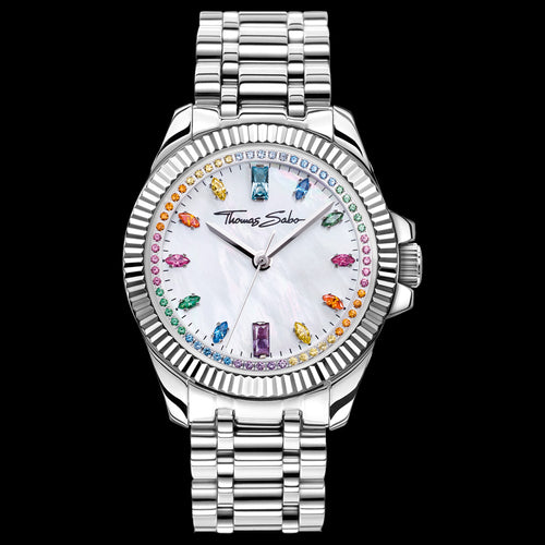 THOMAS SABO LADIES SILVER DIVINE RAINBOW WATCH