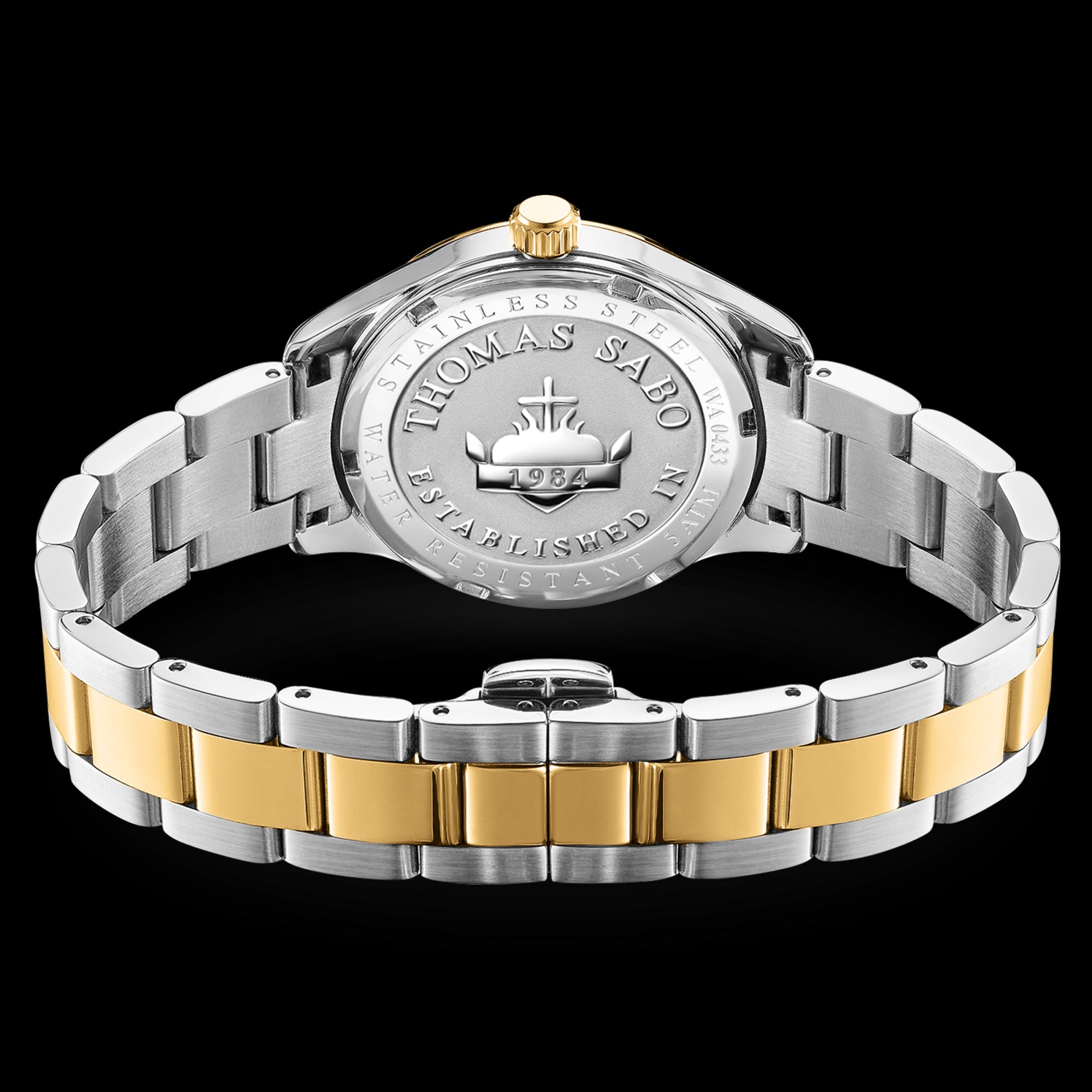 Back View Thomas Sabo Luminescent Butterfly Bicolour Watch