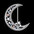 THOMAS SABO CRESCENT MOON SILVER BROOCH