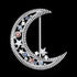 THOMAS SABO CRESCENT MOON SILVER BROOCH