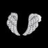 Angel Wing Crystal Pave Sterling Silver Stud Earrings | Engelsrufer