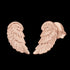 Angel Wing Rose Gold Stud Earrings | Engelsrufer