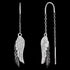 Angel Wings Duo Thread CZ Earrings | Engelsrufer