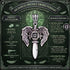 Archangel Michael sword silver pendant infographic featuring specifications including measurements and design details.