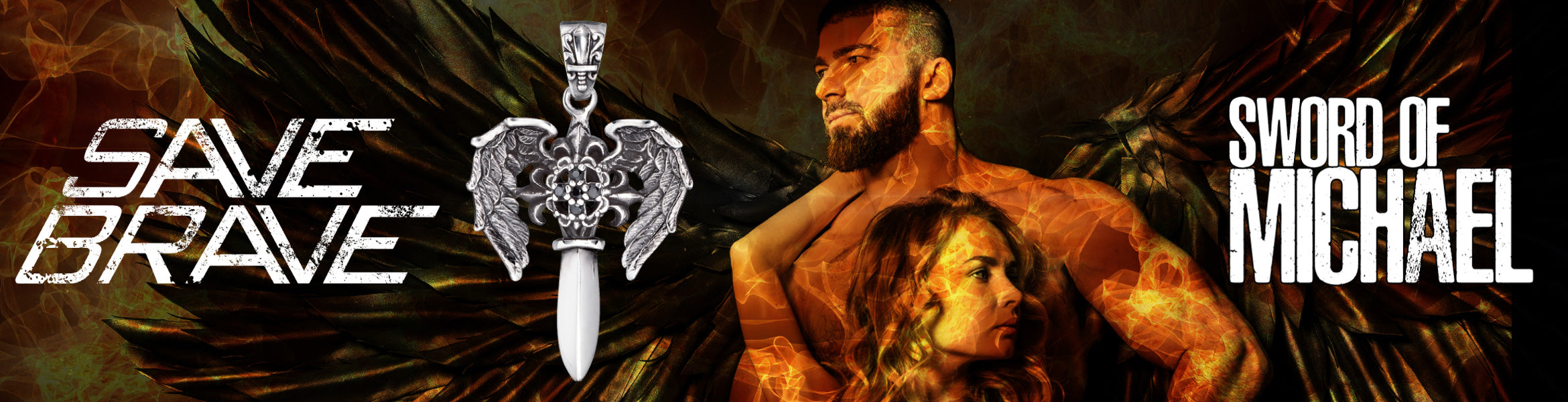 Shop Archangel Sword of Michael Sterling Silver Pendant | Australia