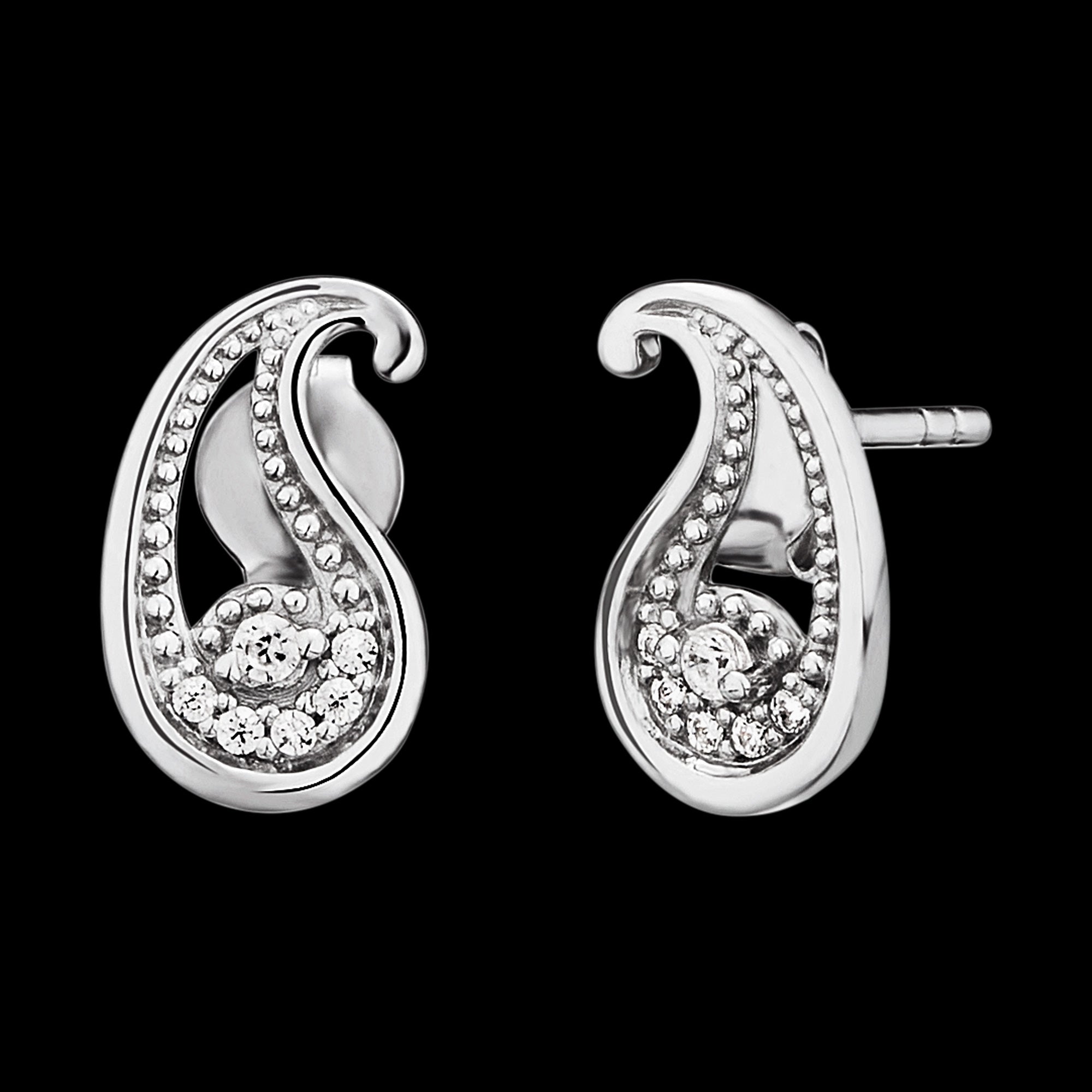 Balance Yin Yang Mini Silver Earrings | Engelsrufer