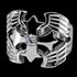 Winged Barbed Cross Stainless Steel Men's Ring