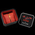 Collectable packaging for Police Batman batarang gold limited edition bracelet.