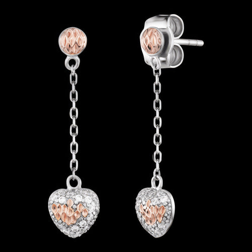 Beating Heart Of Love Chain Earrings | Engelsrufer