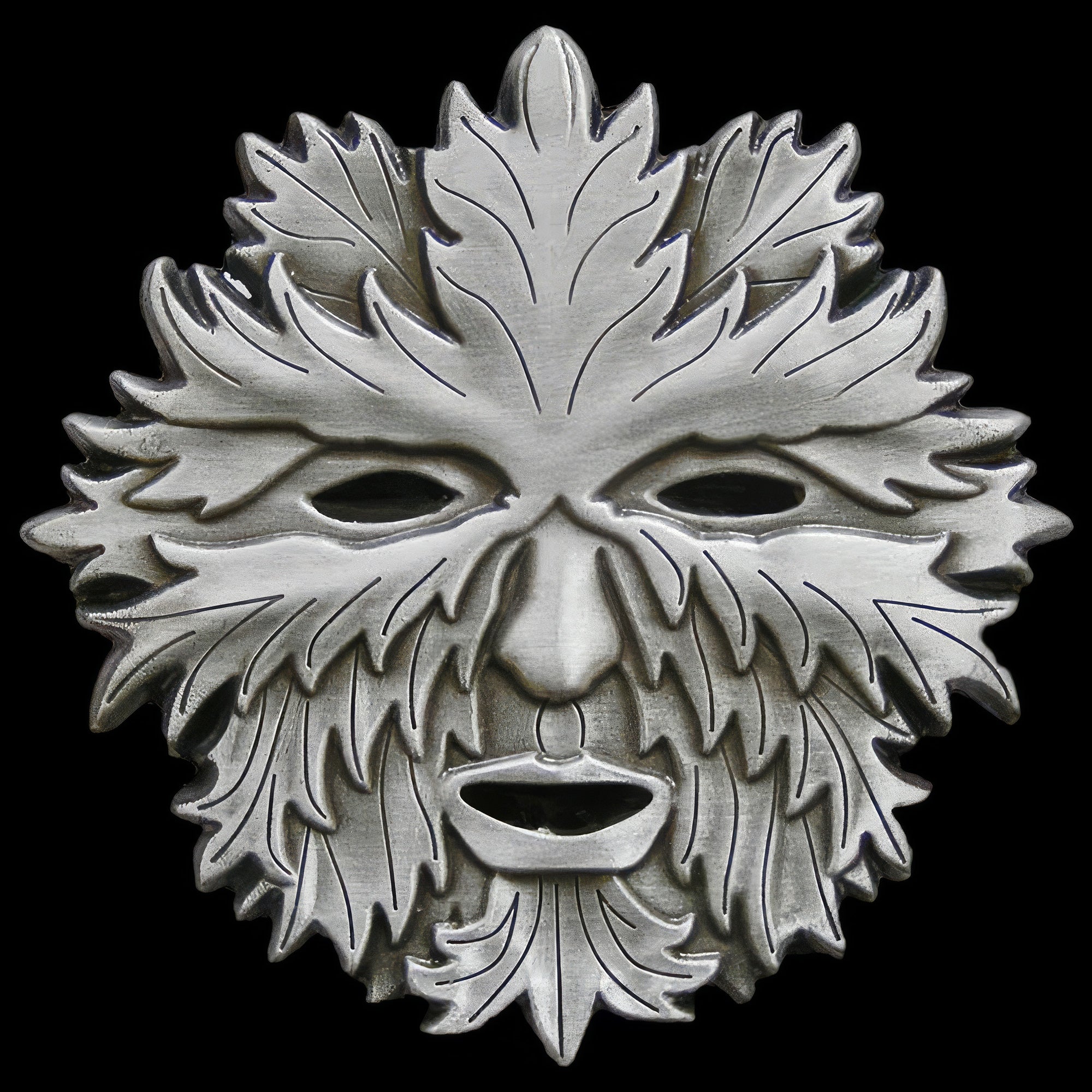 Celtic Green Man Face Belt Buckle | Australia