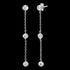 Chain Sterling Silver CZ Earrings | Engelsrufer