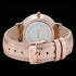 Back view of Cluse La Boheme rose gold white/rose gold metallic watch.