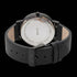 Back view of Cluse La Roche white marble/black watch.
