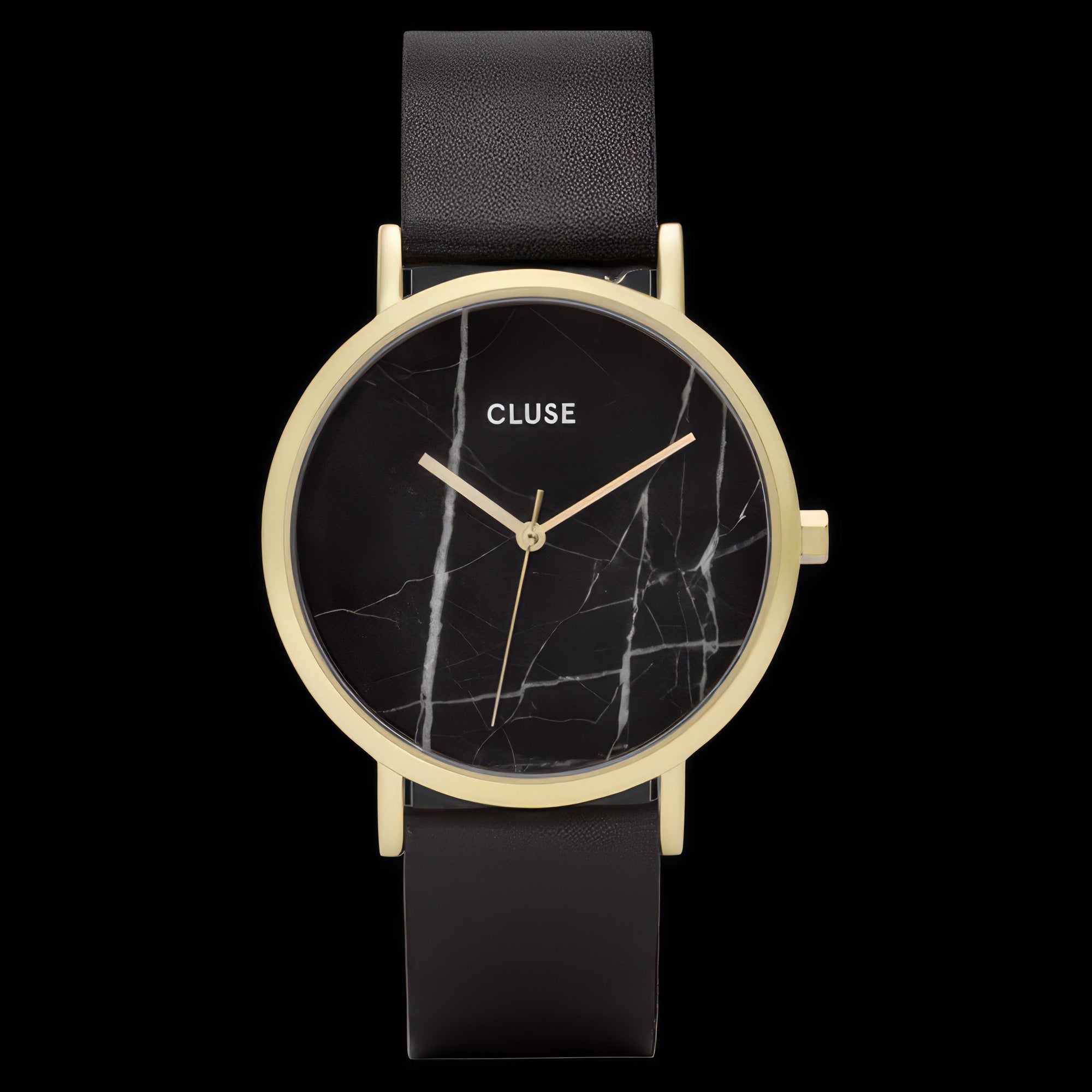 Cluse La Roche Gold Black Marble/Black Watch