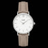 Cluse Minuit Silver/White Doe Brown Watch