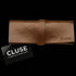 Cluse La Boheme faux leather wallet watch packaging.