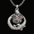 Coiled Dragon Stainless Steel Men's Necklace
