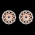 Dreamcatcher Silver Rose Gold Stud Earrings | Engelsrufer