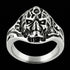 Exoskeleton Skull Men's Stainless Steel Ring | Australia