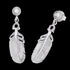 Feather Sterling Silver Dangle Earrings | Engelsrufer Australia