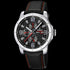 Festina Men's Red Black Dial Multifunction Leather Watch