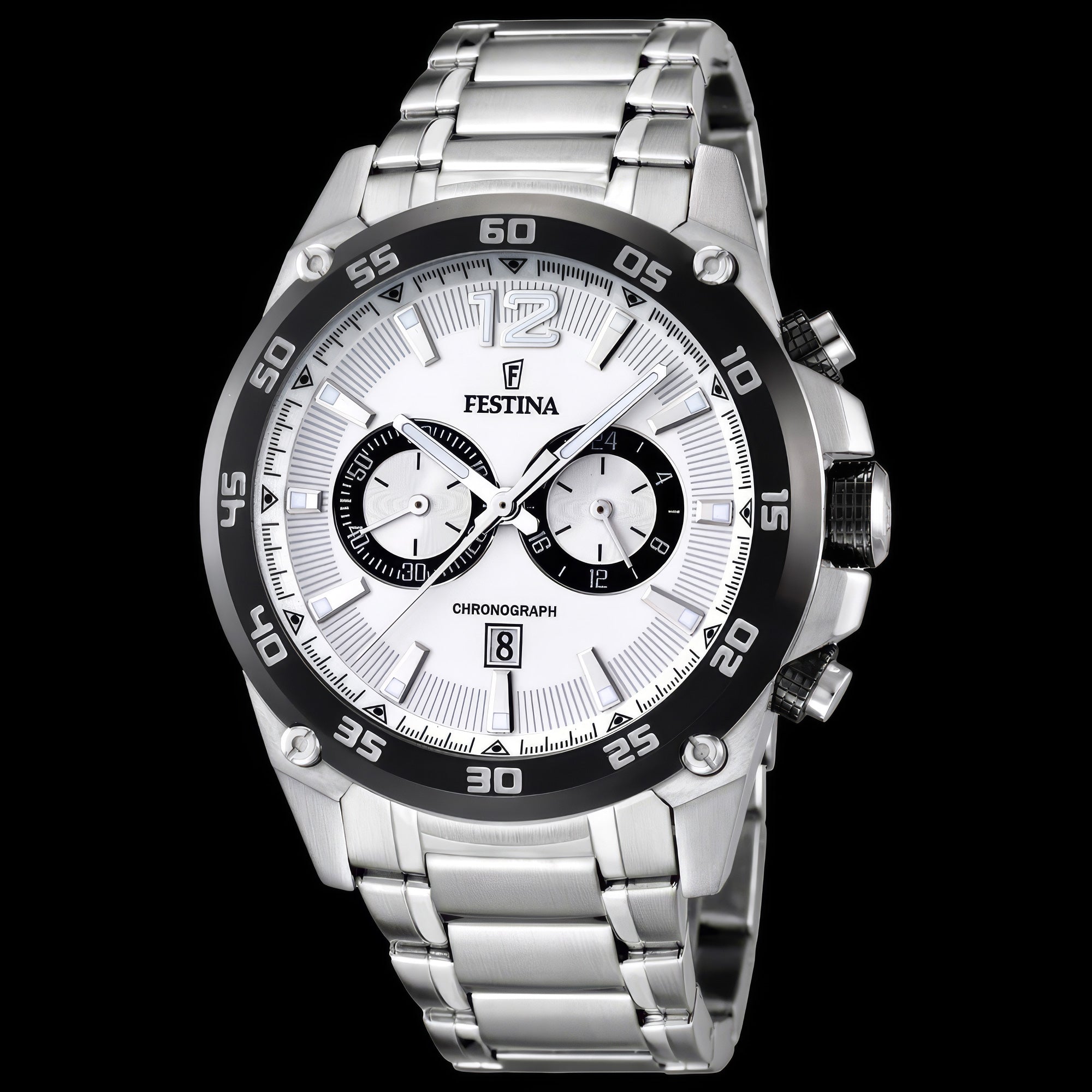 Festina White Dial Chronograph Classic Date Men's Watch