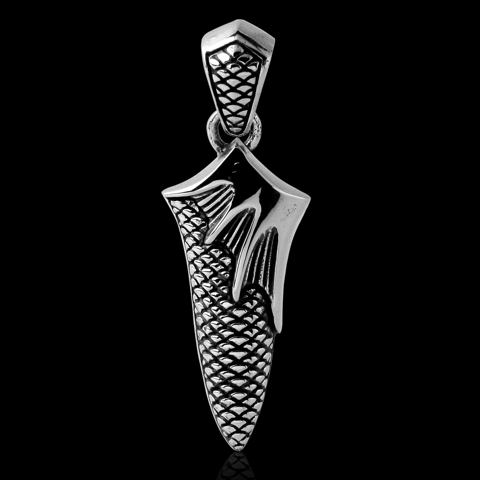 Flaming Dagger Men's Stainless Steel Necklace | Australia