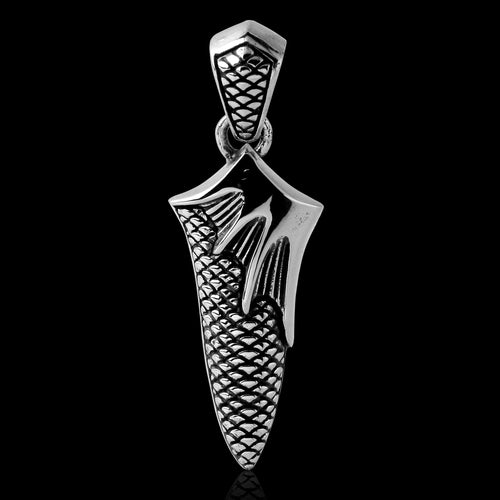 Flaming Dagger Men's Stainless Steel Necklace | Australia