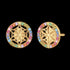 Flower Of Life Gold Rainbow CZ Earrings | Engelsrufer