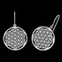 Flower Of Life Silver Hook Earrings | Engelsrufer