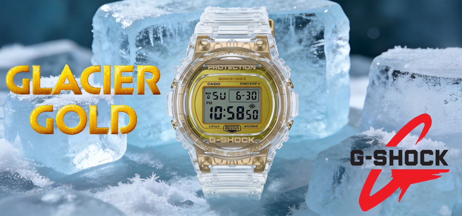 Shop G-Shock Glacier Gold Limited Edition DW5735E-7D Watch | Australia