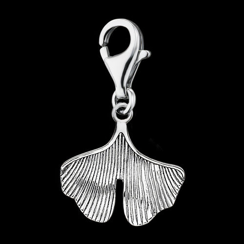 Ginkgo Silver Bracelet Charm | Engelsrufer