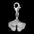 Ginkgo Silver Bracelet Charm | Engelsrufer