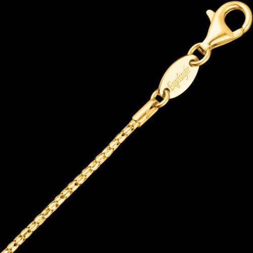 Engelsrufer gold 1.5mm Korean chain necklace.