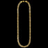 Full length byzantine chain men's gold steel necklace | Save Brave Australia 