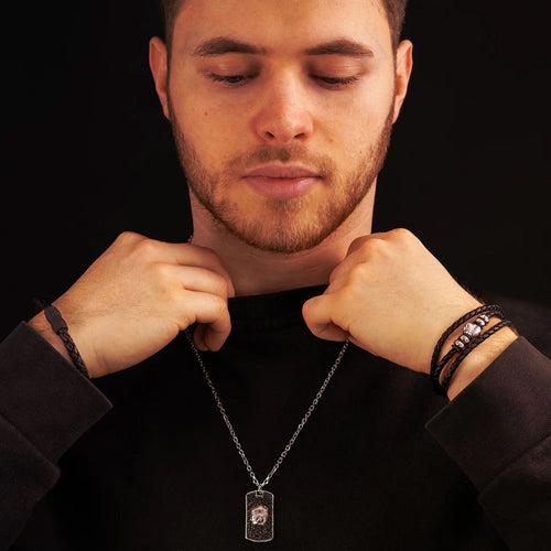 Men's Gorilla Dog Tag Stainless Steel Necklace | Save Brave Australia