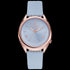 Gregio Donna Light Blue Leather Watch | Australia