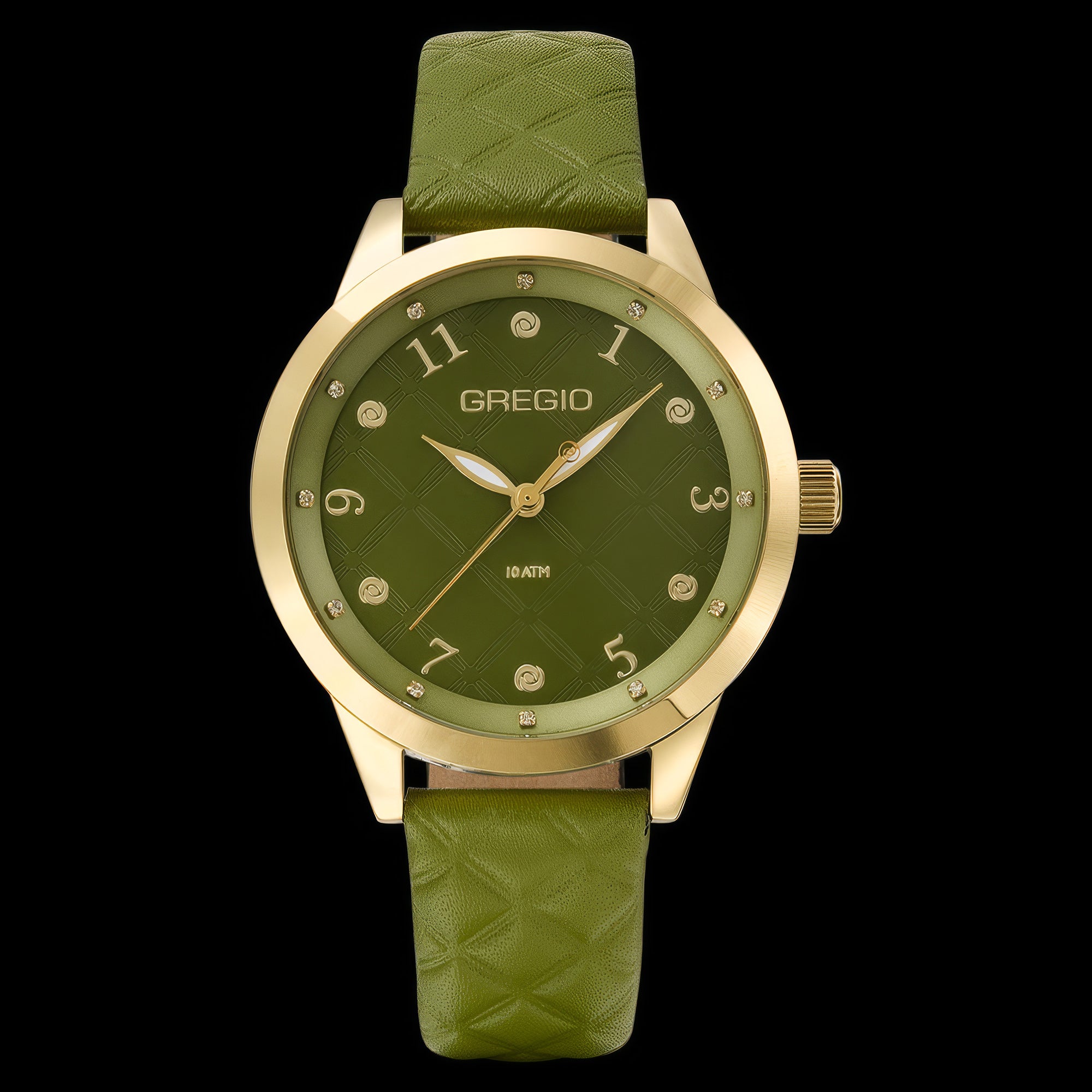 Gregio Porto Grace Olive Green Watch | Australia