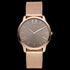 Gregio Simply Rose Brown Dial Rose Gold Mesh Watch | Australia