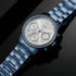 Guess Mini Sunrise sky blue ladies sport watch on mirror table.
