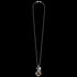 Full view of Herzengel horse heart wing silver children's necklace.