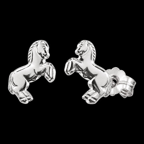 Horse Sterling Silver Children's Stud Earrings | Herzengel