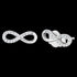 Infinity CZ Sterling Silver Earrings | Engelsrufer