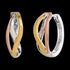 Infinity Paradise Tricolour Hoop Earrings | Engelsrufer