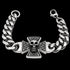 Iron Cross Skull Cuban Link Men's Stainless Steel Bracelet