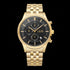 JAG Albany Men's Black Dial Gold Chronograph Watch